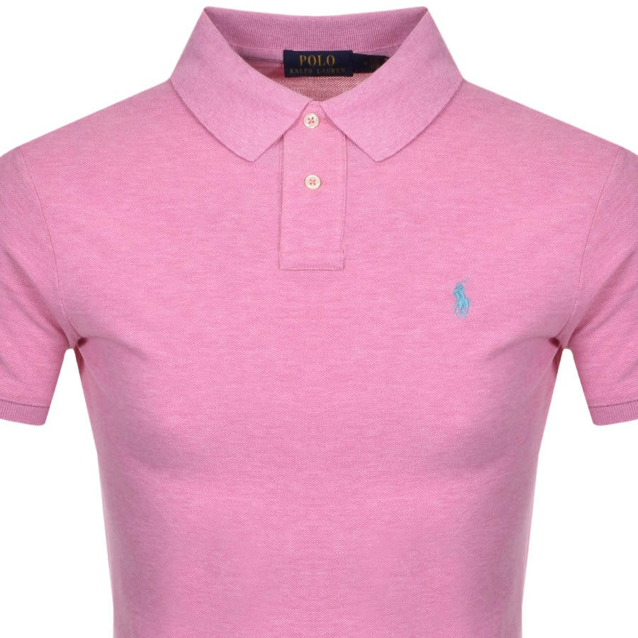 Alternative Image for ProductRalph Lauren Slim Fit Polo T Shirt Pink2